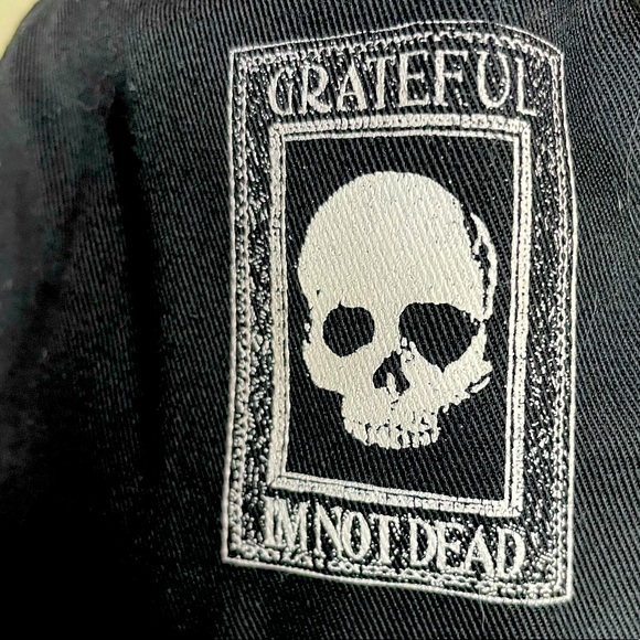 Grateful I’m Not Dead Black SnapBack Hat - Picture 2 of 2